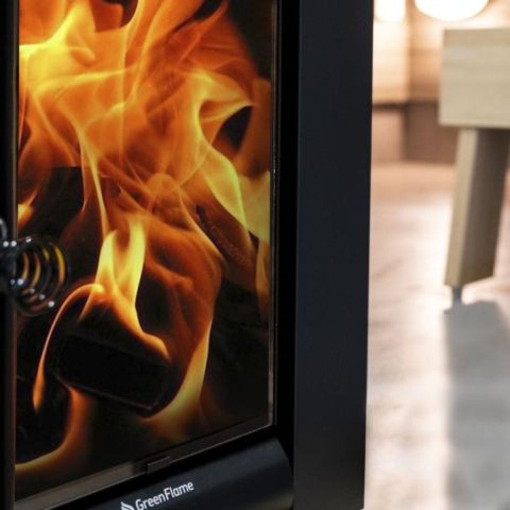 Harvia GreenFlame Series 15.7kW Wood Sauna Stove with Water Tank