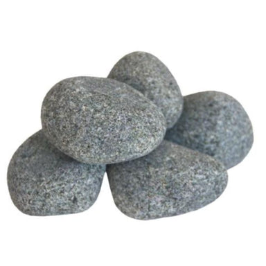 Harvia Sauna Heater Stones, Rounded Olivine, 5-10cm, 33lbs