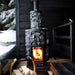 Harvia Sauna Wood Stove Chimney Extension, 500mm, Black Steel