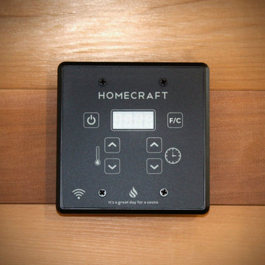 The Homecraft WiFi Touchpad brings modern convenience and smart control to your sauna experience