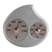 The Hukka Maininki Sauna Thermometer and Hygrometer is made from Finnish soapstone and is stylishly crafted to suit any sauna interior