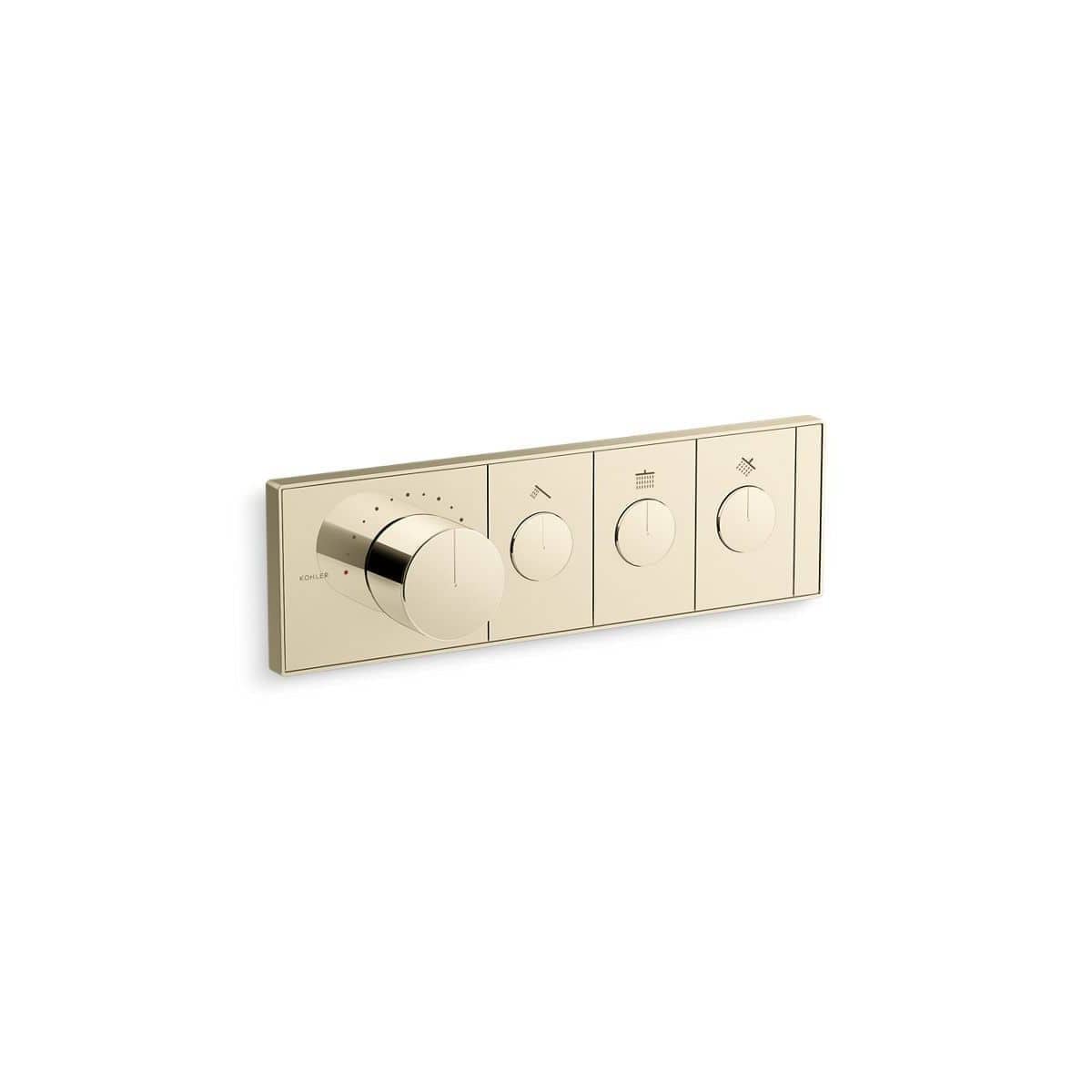 Upgrade your shower or steam system with the Kohler® ANTHEM® Recessed Mechanical Thermostatic Control 3OT