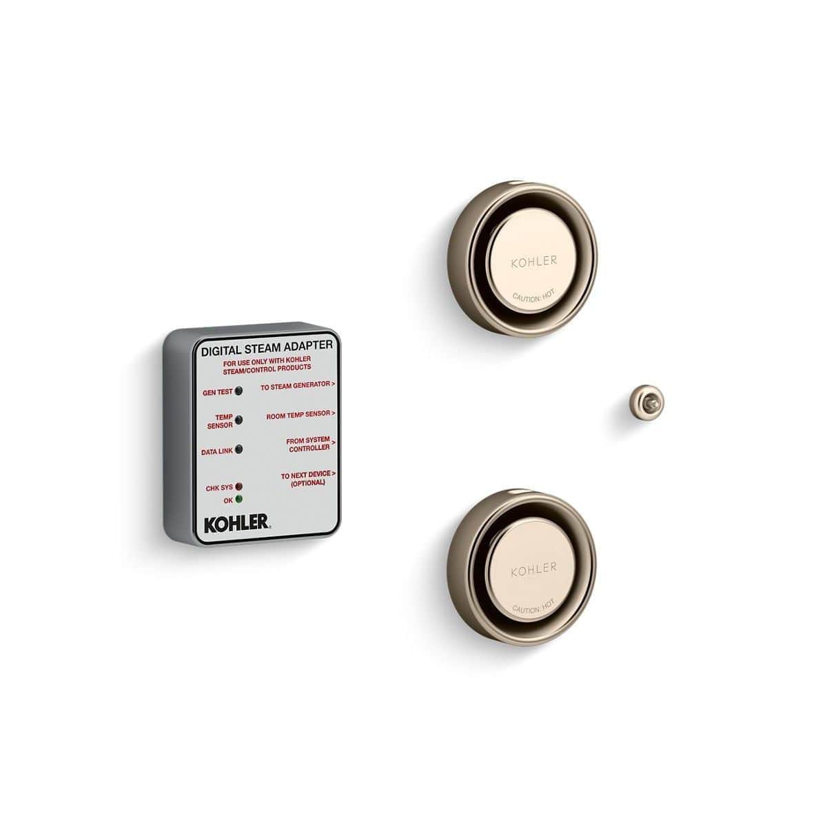 Stylish Vibrant Brushed Bronze finish enhances overall design