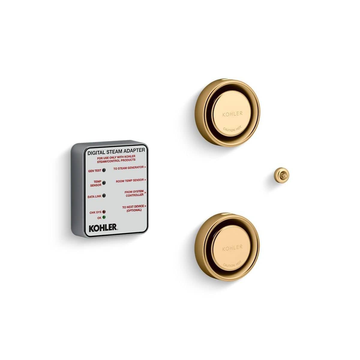 Premium Vibrant Brushed Moderne Brass finish for a refined look