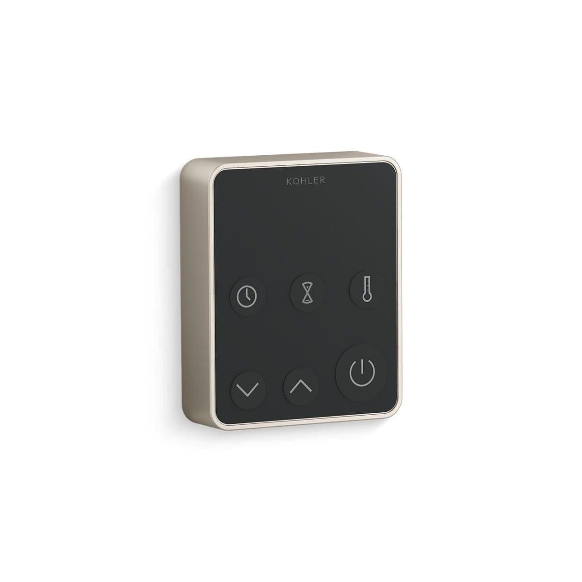 Its polished metallic finish adds elegance and sophistication to any bathroom setting