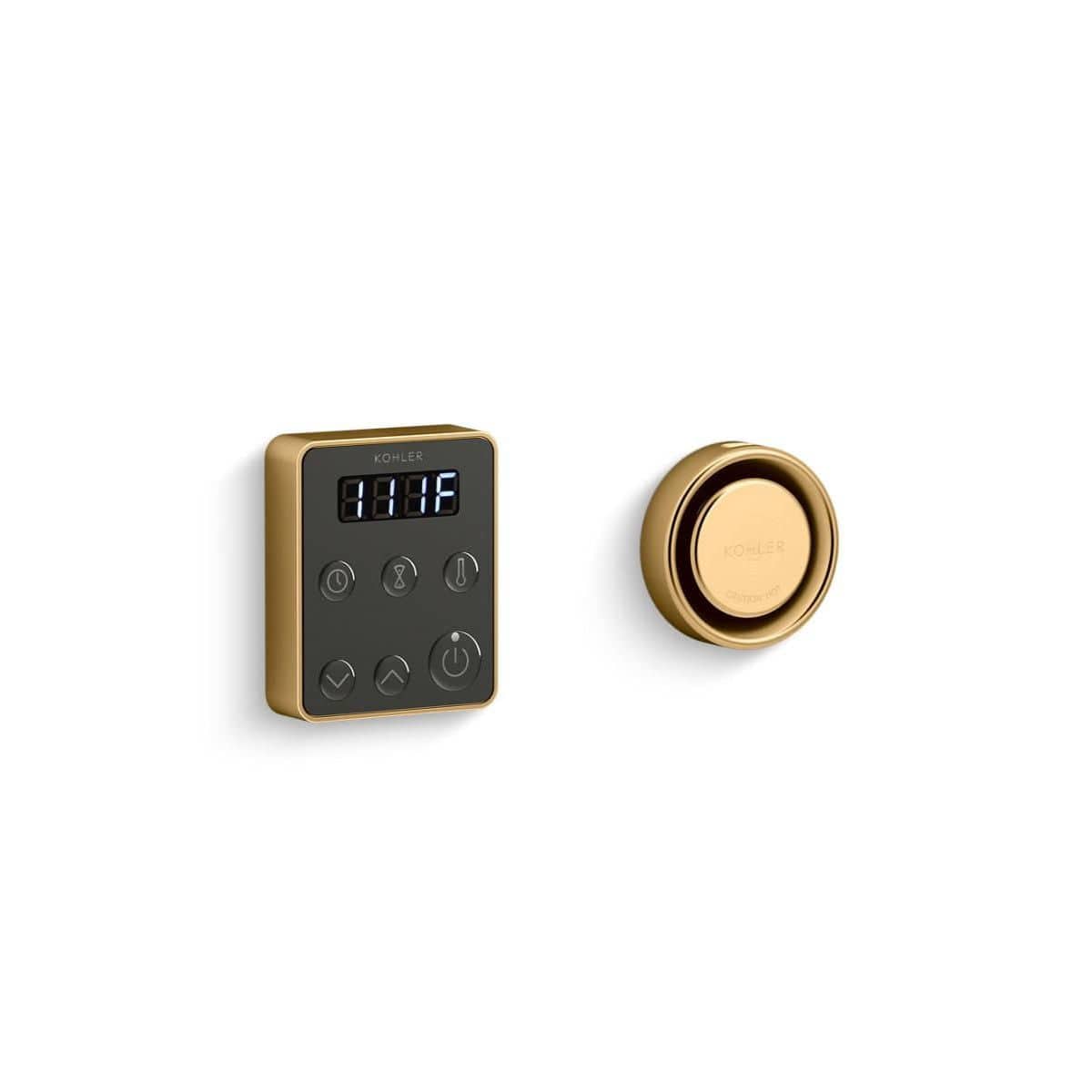 The Kohler® Invigoration™ Control Kit, Single offers precise control and seamless integration for your steam shower system