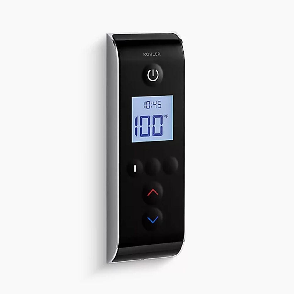 Kohler DTV Prompt, 3-Outlet Black Digital Interface with Eco-mode Diverter