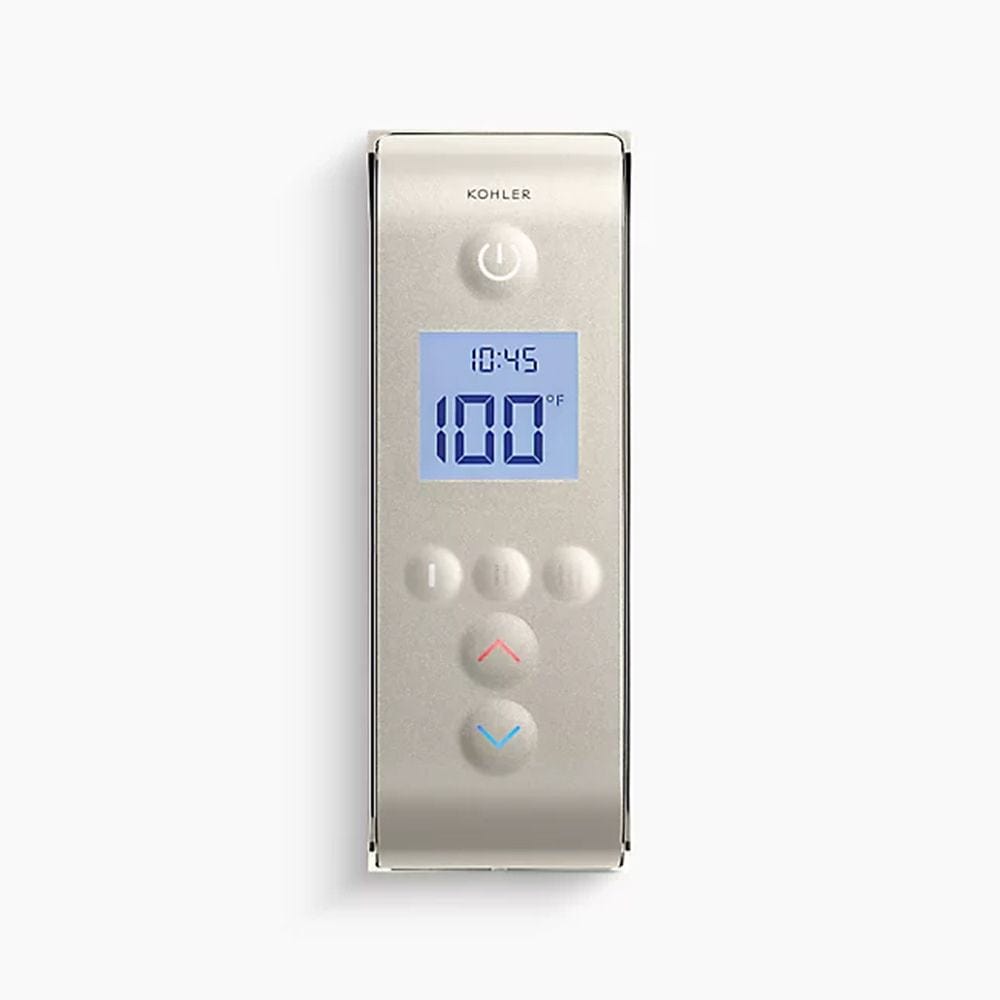 Kohler DTV Prompt, 3-Outlet Satin Nickel Digital Interface with Eco-mode Diverter