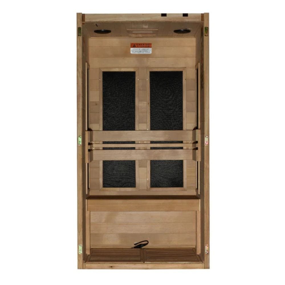 Golden Designs Maxxus S-Line 1 Person Low EMF FAR IR Sauna