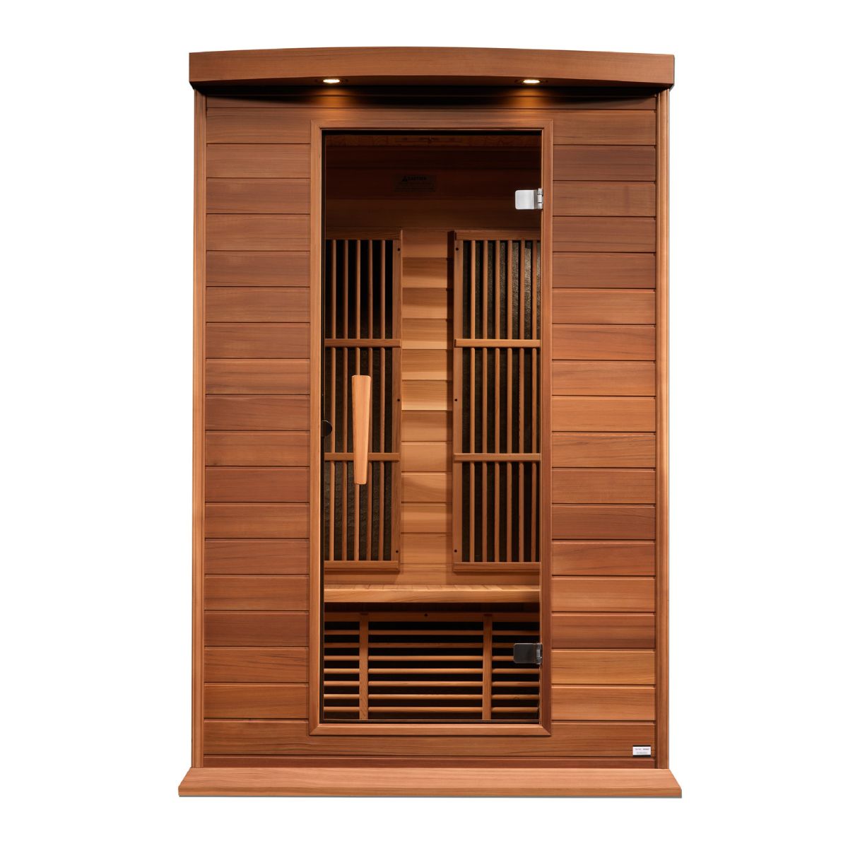 The Maxxus 2-Person Low EMF FAR Canadian Red Cedar Infrared Sauna