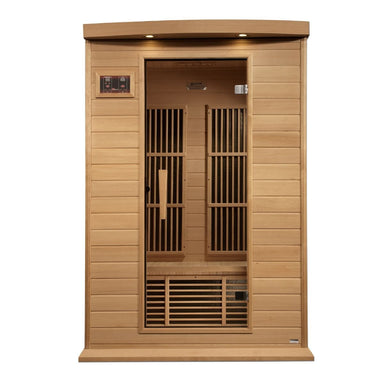 Maxxus 2-Person Near Zero EMF FAR Canadian Hemlock Infrared Sauna