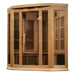 With high-quality tempered glass door