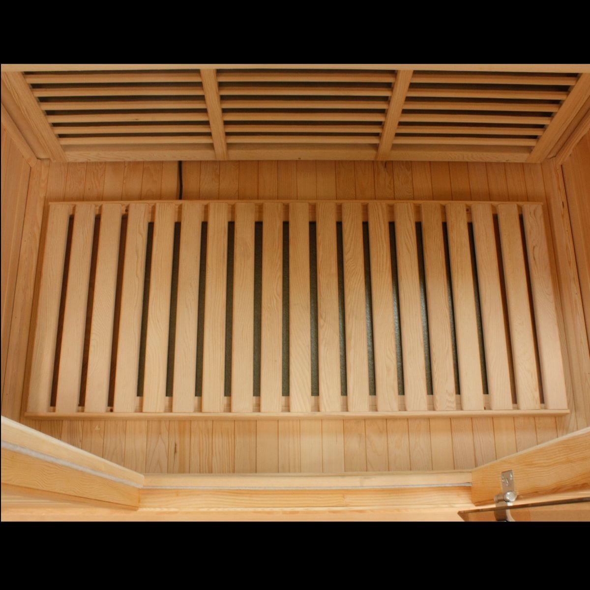 Natural hemlock wood construction