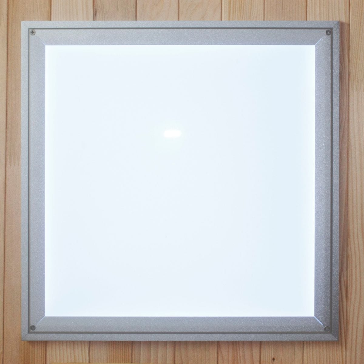 Tempered glass door and 2 full-length side windows