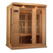 The side view of the Maxxus infrared sauna