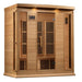 Tempered glass door and 2 full-length side windows