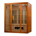 Features Tempered glass door and 2 full-length side windows
