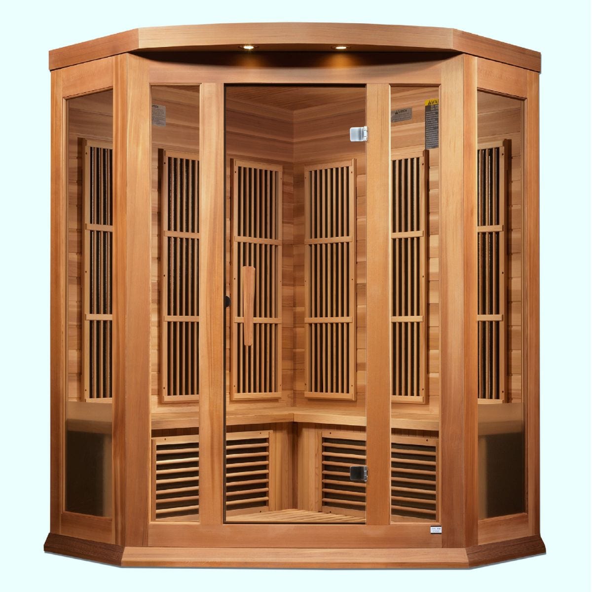 Introducing the Maxxus "Avignon Edition" Corner Near Zero EMF FAR Infrared Sauna