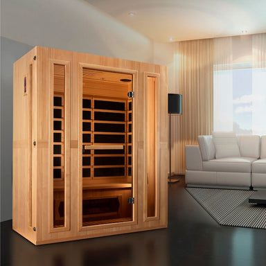 Including a tempered glass door 