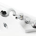 Mesa 2 Person Whirlpool Tub 60" x 60" x 28" Jetted Tub