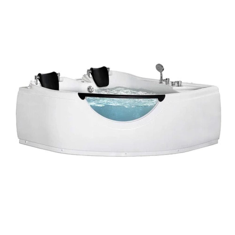 Mesa 2 Person Whirlpool Tub 60" x 60" x 28" Jetted Tub