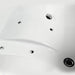Mesa 2 Person Whirlpool Tub 60" x 60" x 28" Jetted Tub