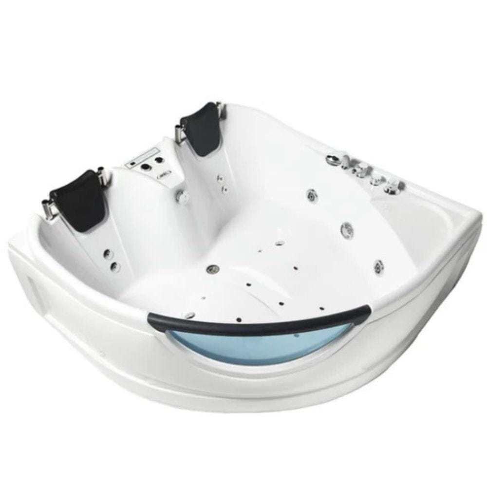 Mesa 2 Person Whirlpool Tub 60" x 60" x 28" Jetted Tub