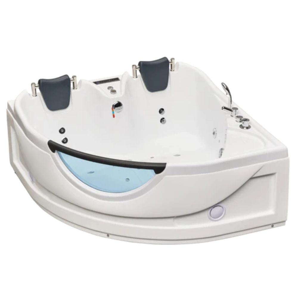 Mesa 2 Person Whirlpool Tub 60" x 60" x 28" Jetted Tub