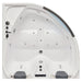 Mesa 2 Person Whirlpool Tub 60" x 60" x 28" Jetted Tub