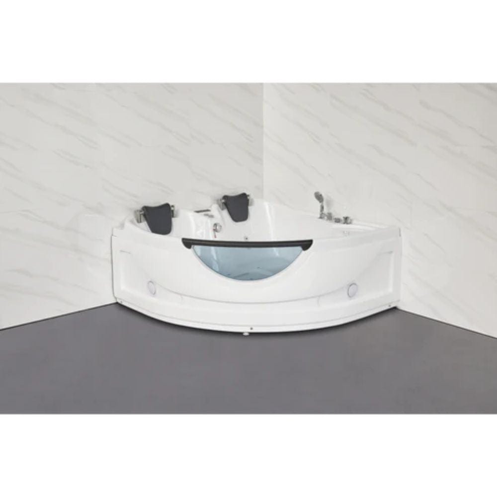 Mesa 2 Person Whirlpool Tub 60" x 60" x 28" Jetted Tub