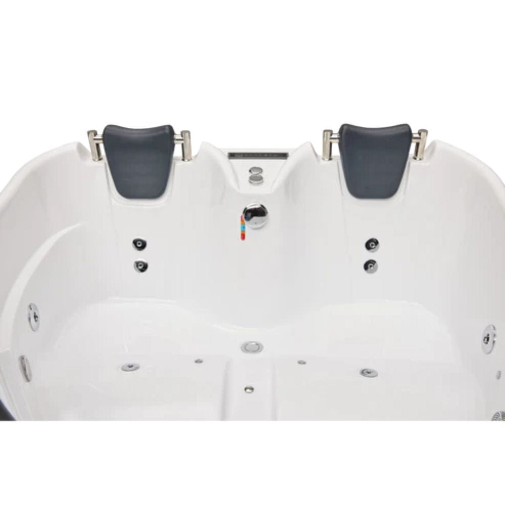 Mesa 2 Person Whirlpool Tub 60" x 60" x 28" Jetted Tub