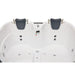 Mesa 2 Person Whirlpool Tub 60" x 60" x 28" Jetted Tub