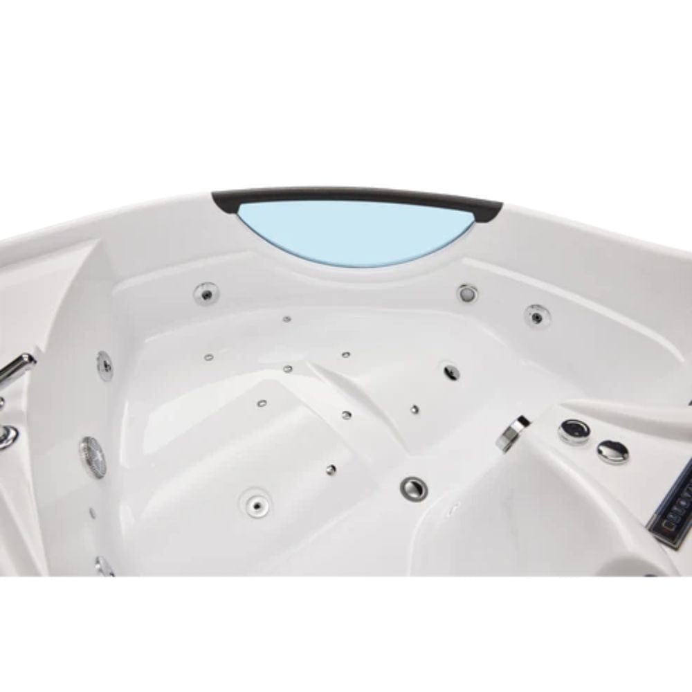 Mesa 2 Person Whirlpool Tub 60" x 60" x 28" Jetted Tub