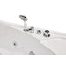 Mesa 2 Person Whirlpool Tub 60" x 60" x 28" Jetted Tub