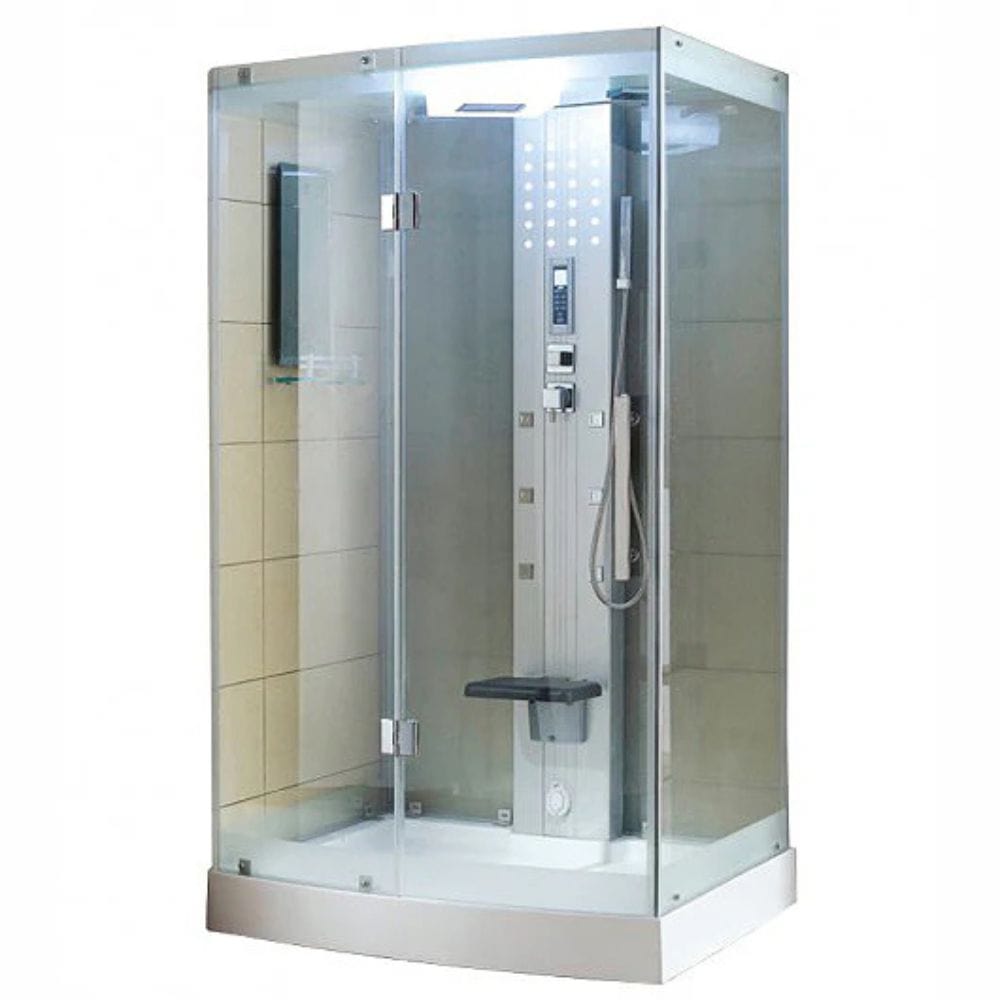 Mesa 47" 1 Person Freestanding Walk-In Steam Shower