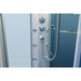 Mesa 54" 2 Person Rectangular Free Standing Walk-in Steam Shower - Blue Glass