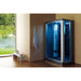 Mesa 54" 2 Person Rectangular Free Standing Walk-in Steam Shower - Blue Glass