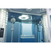 Mesa 54" 2 Person Rectangular Free Standing Walk-in Steam Shower - Blue Glass