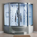 Mesa 63" 2 Person Corner Steam Shower with Jetted Tub