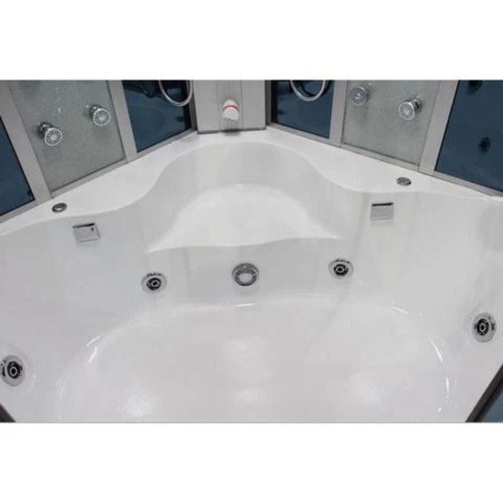 Mesa 66" 2 Person Corner Steam Shower with Jetted Tub