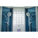 Mesa 66" 2 Person Corner Steam Shower with Jetted Tub