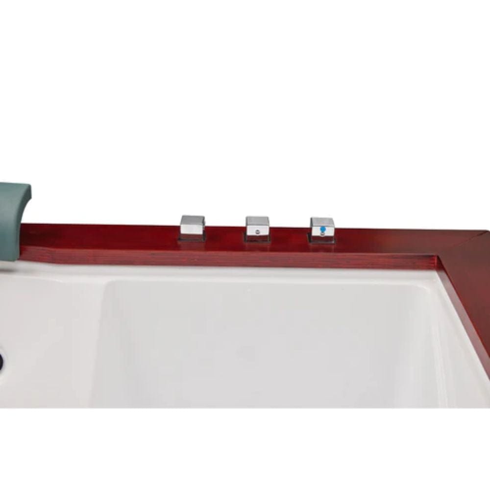 Mesa 71"x60" Combination Air/Whirlpool Bathtub, Jetted Tub