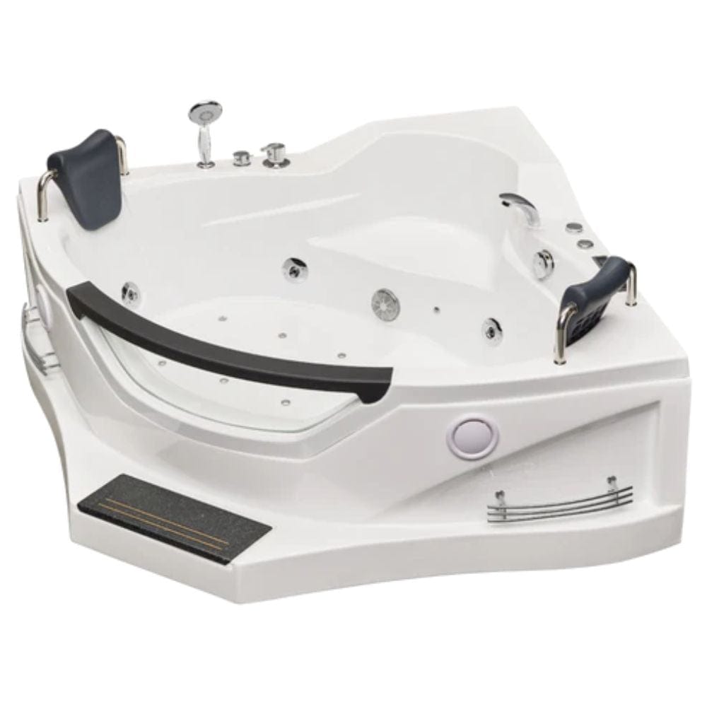 Mesa Whirlpool Air 2 Person Corner Tub 59"L x 59"W x 25"H Jetted Tub