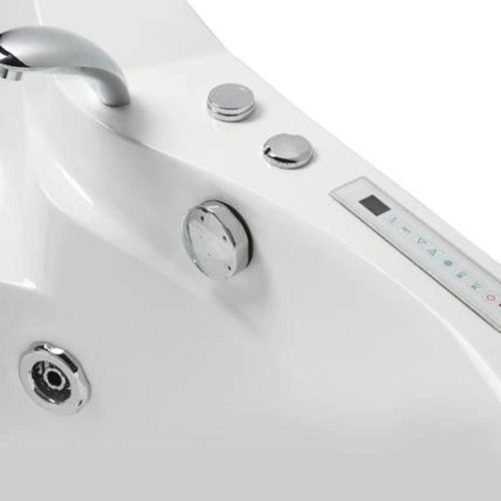 Mesa Whirlpool Air 2 Person Corner Tub 59"L x 59"W x 25"H Jetted Tub