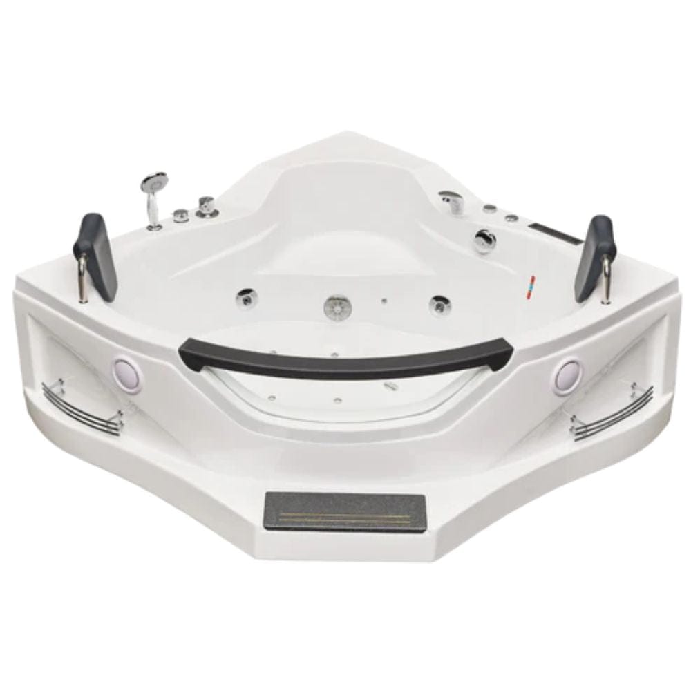 Mesa Whirlpool Air 2 Person Corner Tub 59"L x 59"W x 25"H Jetted Tub