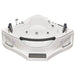 Mesa Whirlpool Air 2 Person Corner Tub 59"L x 59"W x 25"H Jetted Tub