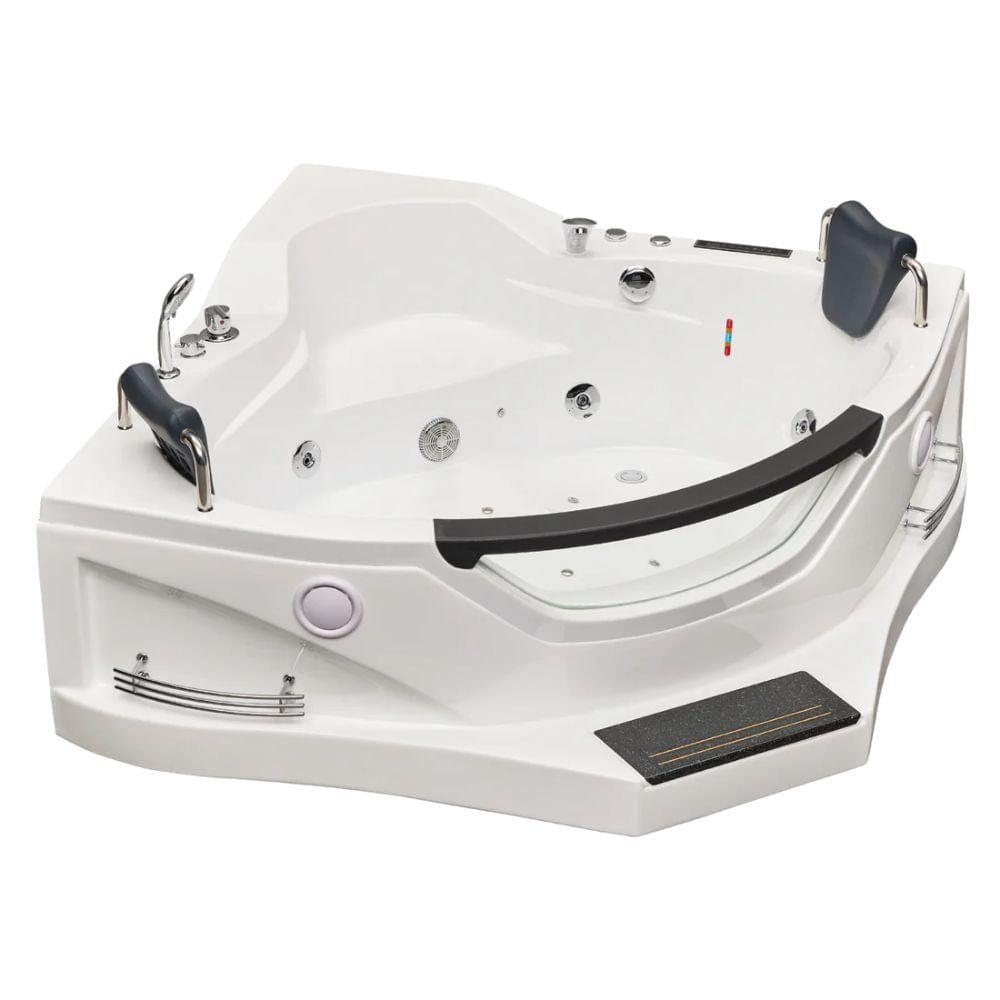 Mesa Whirlpool Air 2 Person Corner Tub 59"L x 59"W x 25"H Jetted Tub