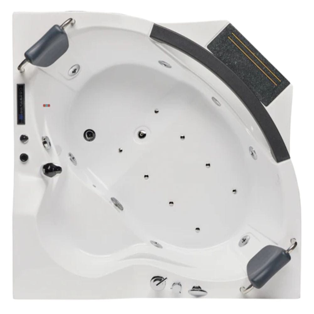 Mesa Whirlpool Air 2 Person Corner Tub 59"L x 59"W x 25"H Jetted Tub