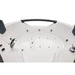 Mesa Whirlpool Air 2 Person Corner Tub 59"L x 59"W x 25"H Jetted Tub