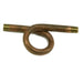 The Pigtail 1/4” NPT 180-degree made of copper is used as part of the pressure control system to prevent steam from getting into the gauge